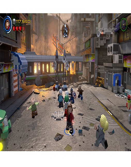 تصویر بازی Lego Marvel's Avengers برای Ps4 - کارکرده 01