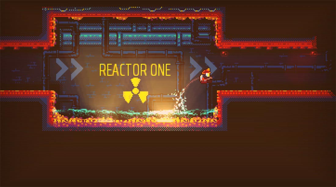 گیم پلی بازی Nuclear Blaze برای PS4