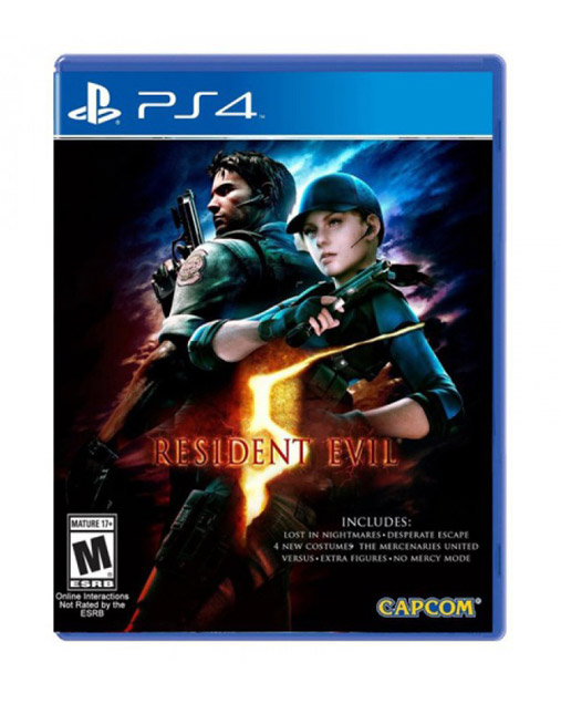 خرید بازی دست دوم و کارکرده Resident Evil 5 Ps4