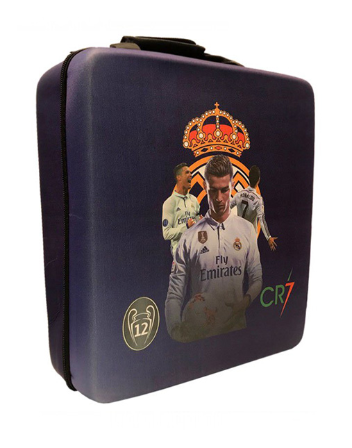 خرید کیف حمل ضد ضربه طرح CR7 Real Madrid برای PS4