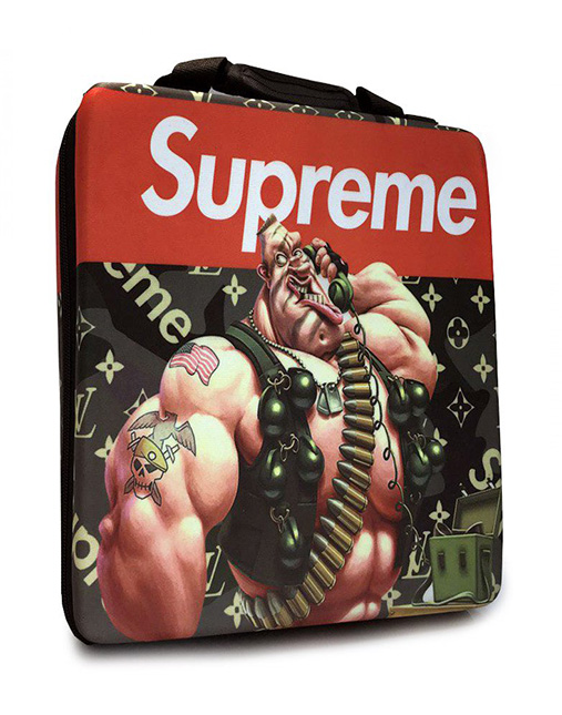 خرید کیف حمل ضد ضربه طرح Supreme برای PS4