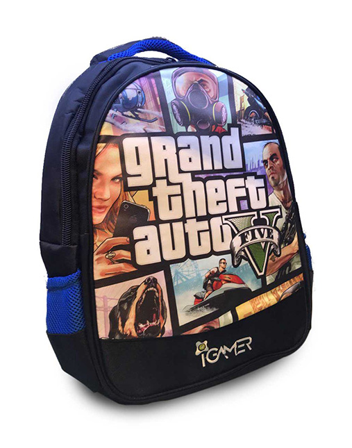 خرید کیف کوله پشتی آی گیمر طرح GTA V برای PS4