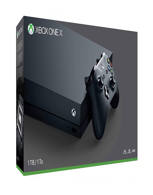 خرید کنسول بازی Xbox One X ظرفیت ۱ ترابایت رنگ مشکی