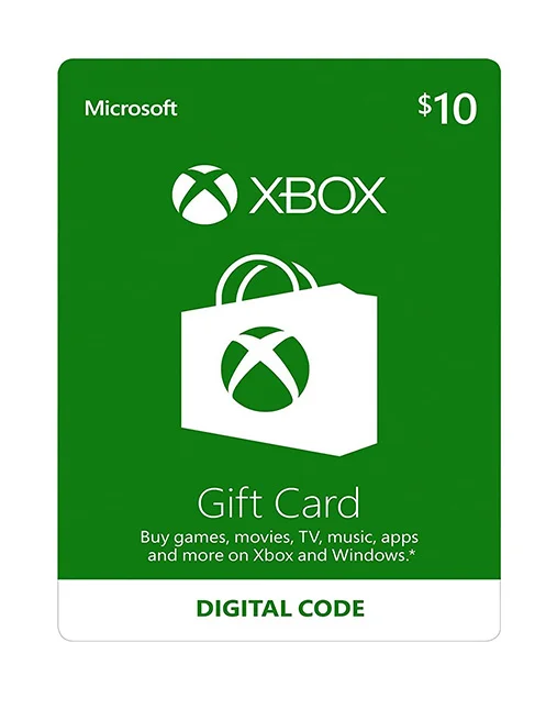 خرید گیفت کارت 10 دلاری ایکس باکس ( Xbox )