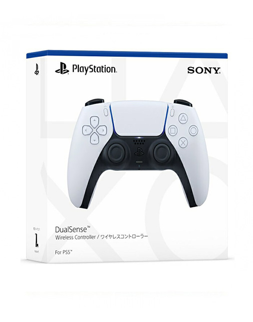 تصویر دسته DualSense رنگ سفید برای PS5 02
