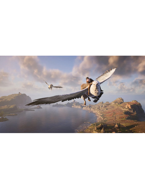 پرواز کردن با موجود افسانه ای در بازی Hogwarts Legacy برای PS5