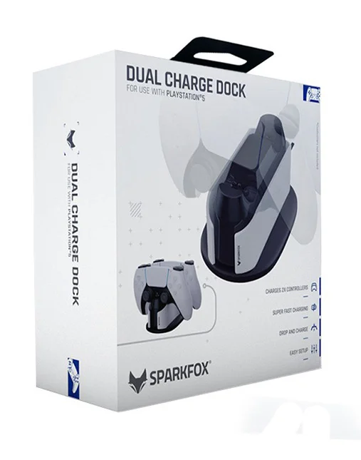 خرید پایه شارژر دوگانه SparkFox برای PS5