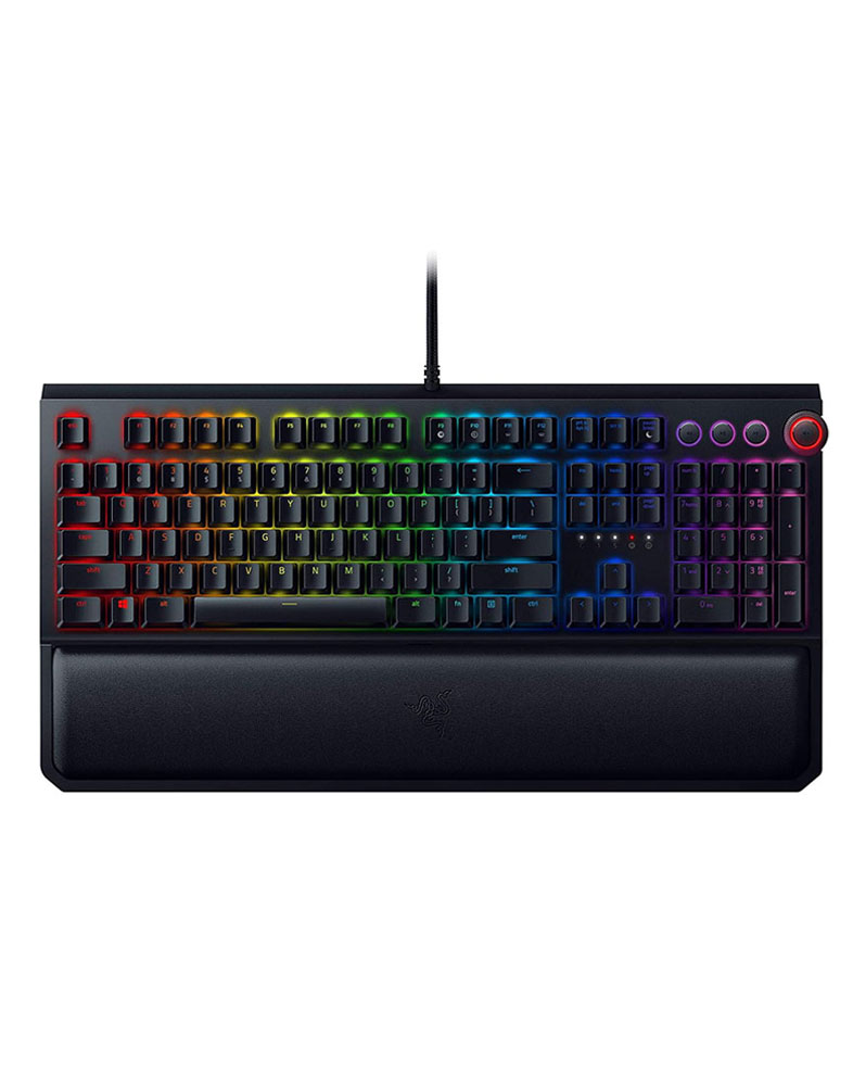 خرید و قیمت کیبورد گیمینگ ریزر Razer Blackwidow Elite Green Switch
