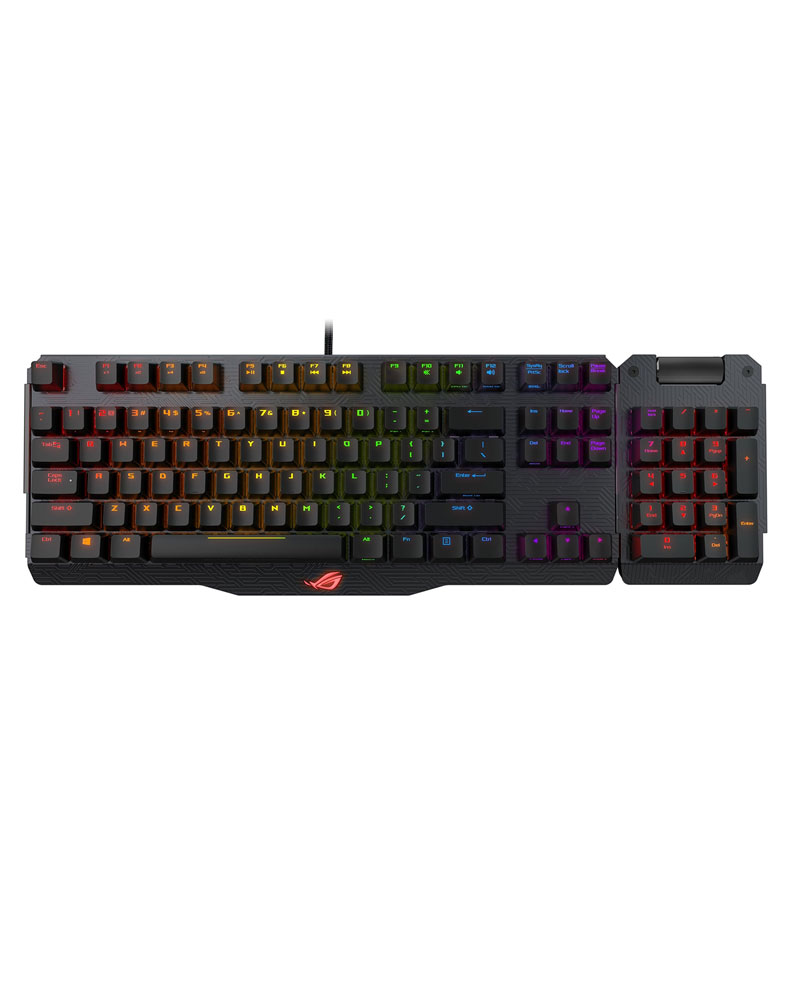 خرید و قیمت کیبورد گیمینگ ایسوس Asus CLAYMORE RGB Cherry MX Switch