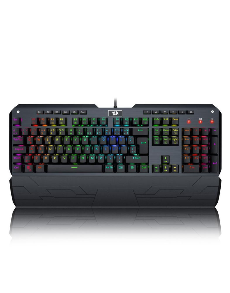 خرید و قیمت کیبورد گیمینگ ردراگون Redragon K555 Indrah RGB