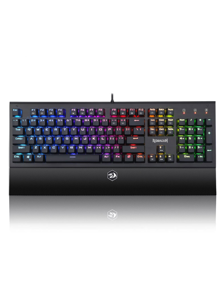 خرید و قیمت کیبورد گیمینگ ردراگون Redragon K569 Aryaman Black