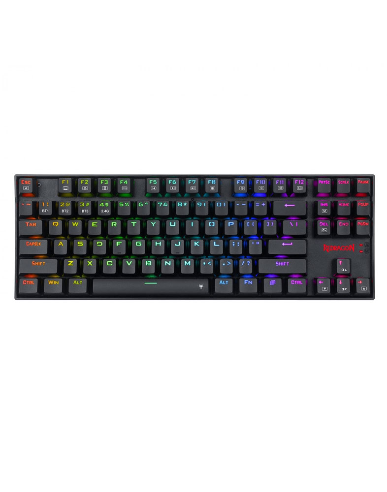 خرید و قیمت کیبورد گیمینگ ردراگون Redragon Kumara K552 Black