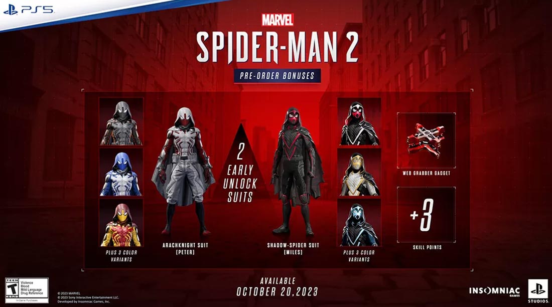 نسخه استاندارد بازی Marvel Spider Man 2 برای PS5