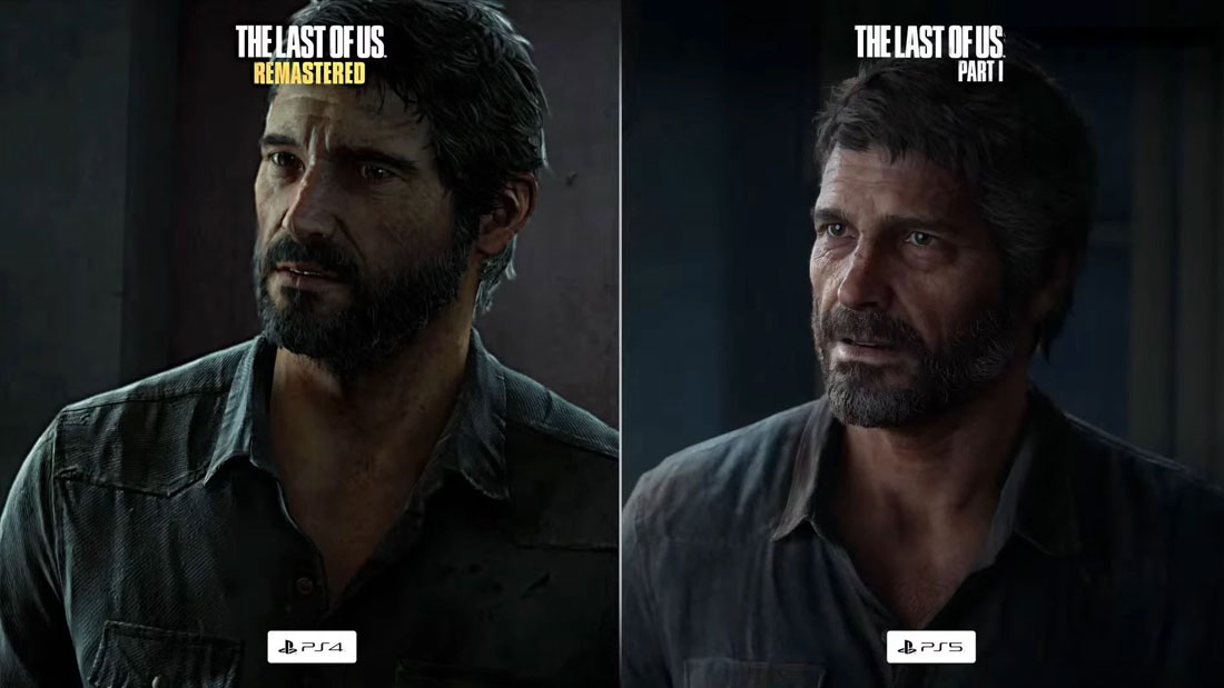 تفاوت گرافیک Last of US در PS4 و PS5 بخش اول