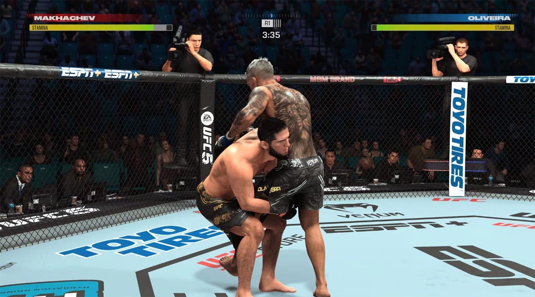 گیم پلی بازی UFC 5 برای PS5
