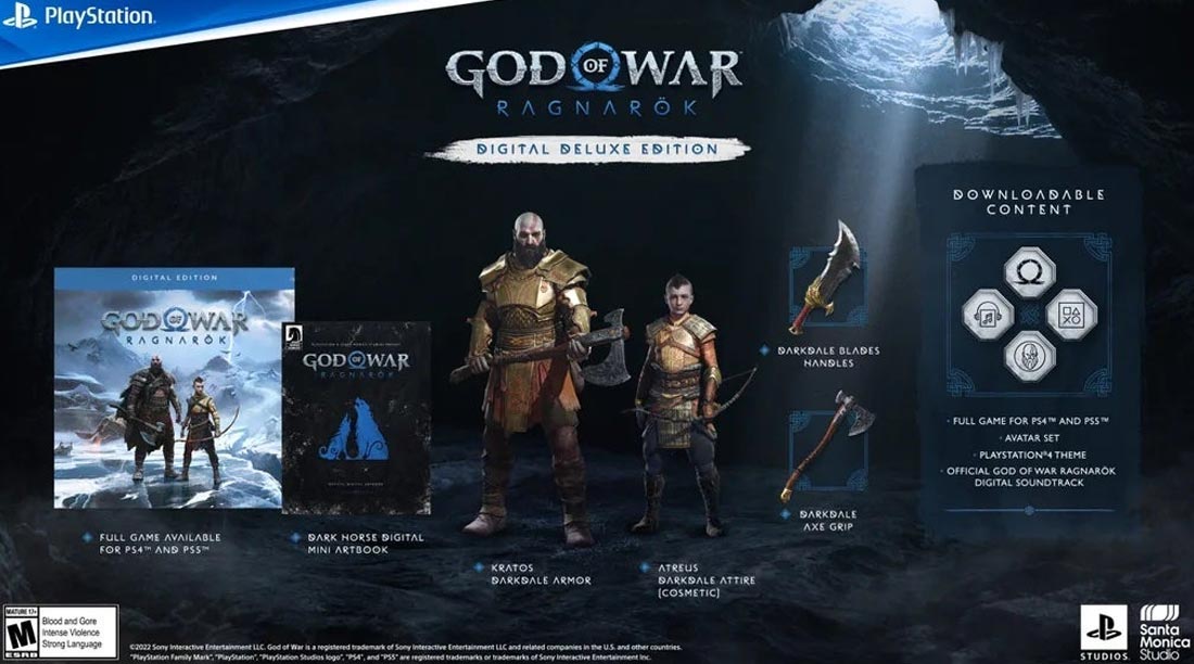 معرفی نسخه بازی God Of War 5 دیجیتال دلوکس ادیشن