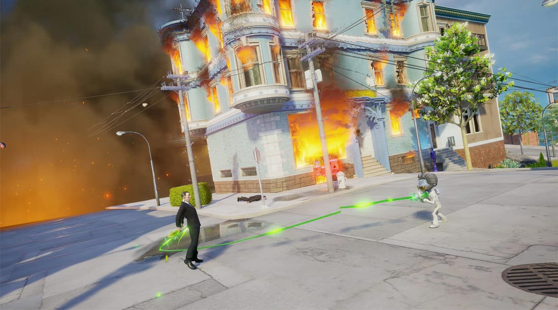 گرافیک بازی Destroy All Humans 2 Reprobed برای PS4