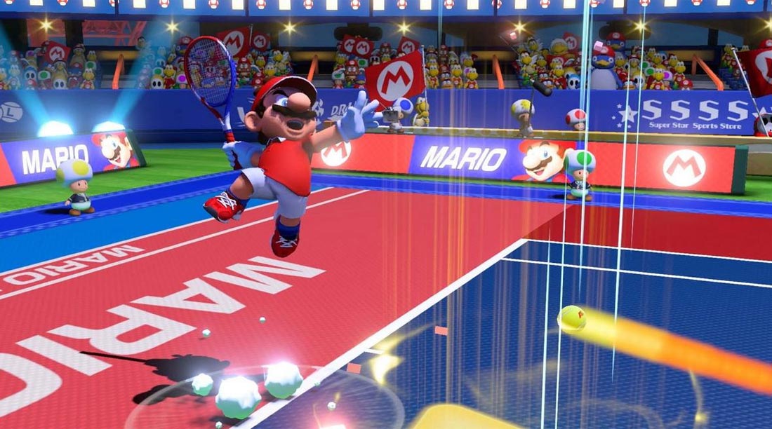 گیم پلی بازی Mario Tennis Aces برای Nintendo Switch