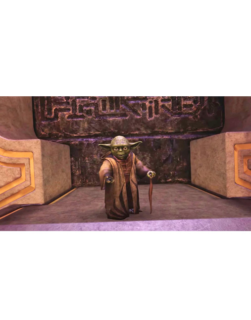 تصویری از شخصیت یودا در بازی جنگ ستارگان وی آر 2