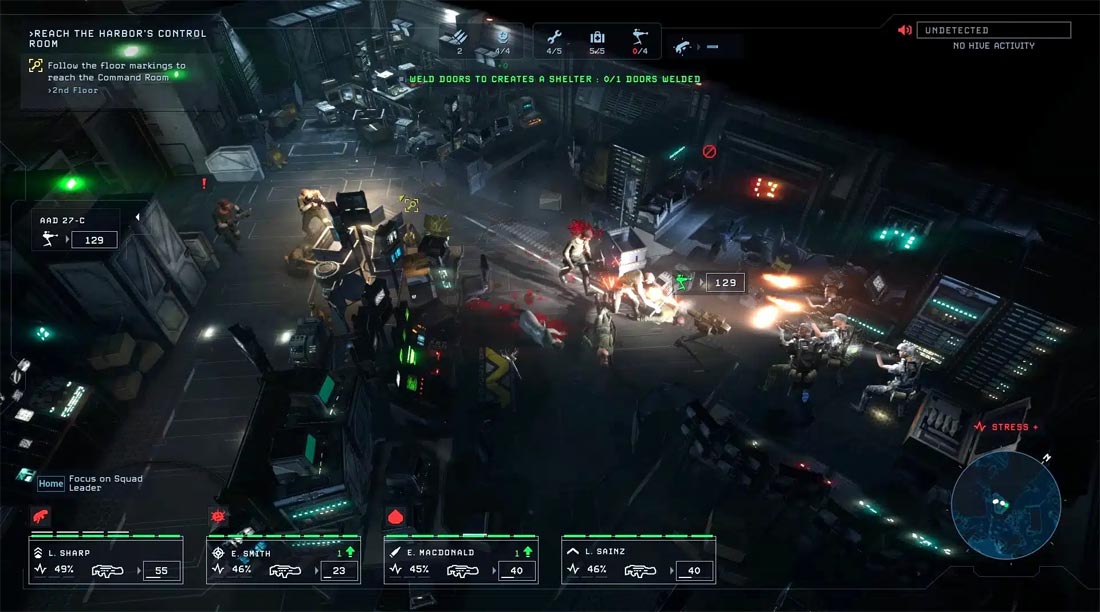گیم پلی بازی Aliens Dark Descent برای PS5