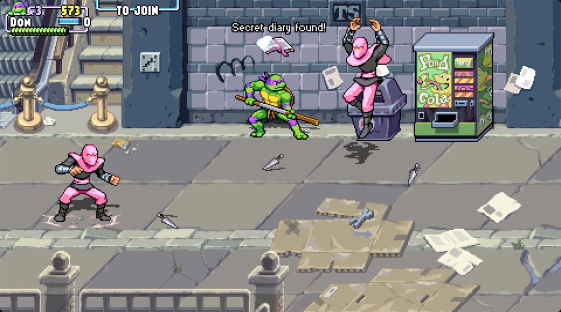 گرافیک بازی Teenage Mutant Ninja Turtles Shredders Revenge برای PS4