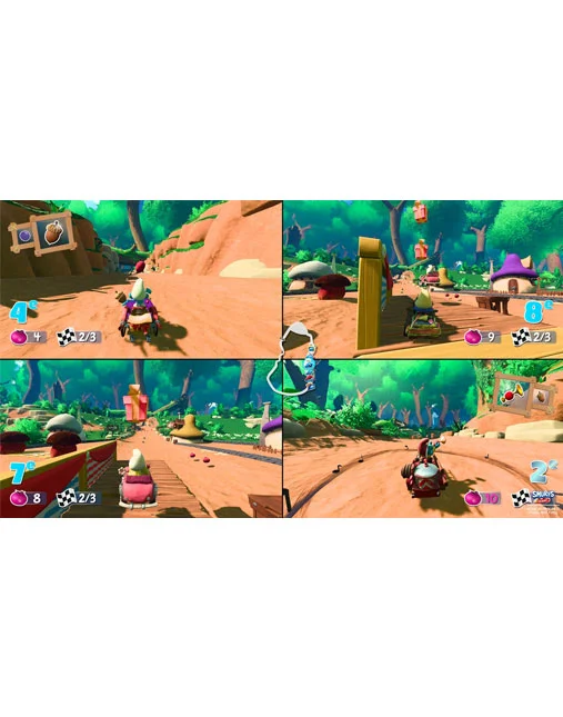 چند نفری بازی کردن smurfs karts
