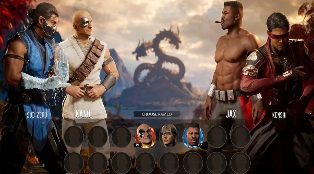انتخاب شخصیت در بازی Mortal kombat 1 برای PS5