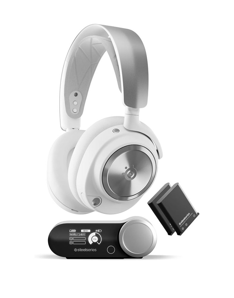 خرید و قیمت هدست steelseries arctis nova pro wireless